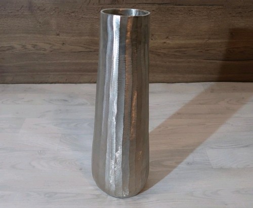 Large tall silver metal - large,