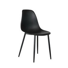 Modern black dining - 4, chairs