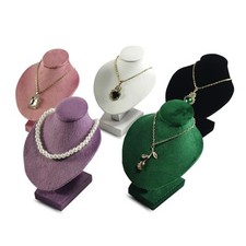 Mannequin Display Stand Solid Color Storage Rack  Necklace Pendant