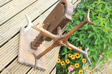 Antique Finnish wool yarn skein hank thread winder, 18th C. restored & working