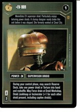 STAR WARS CCG JABBA'S PALACE BLACK BORDER DARK SIDE RARE EV-9D9 lp