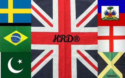 100 cotton flag bandana head - cotton,