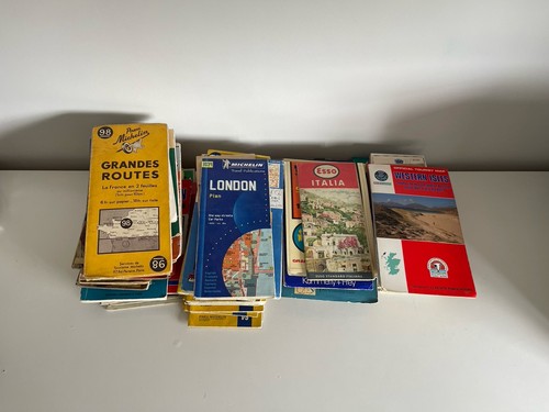 Vintage paper map - paper, 82