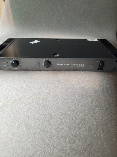 Phonic max250 power amplifier - power,