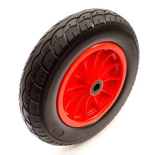 Wheel pu solid flat - pu,