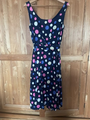 Laura ashley navy blue spot - laura,