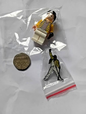 2 Freddie Mercury / Queen Enamel Pin Badge rock music band novelty