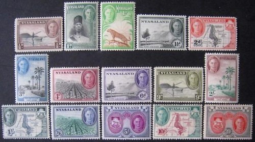 Nyasaland 1945 gvi - nyasaland,