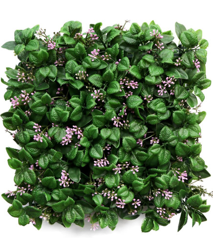 Artificial flowering hedge - artificial,