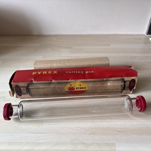 Pyrex glass rolling pin - , 1960s