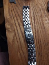 Tissot Prs200 Stainless Steel 19mm Bracelet With Solid End Pieces. 16cm Closed