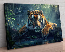 Tiger Canvas Wall Art Jungle