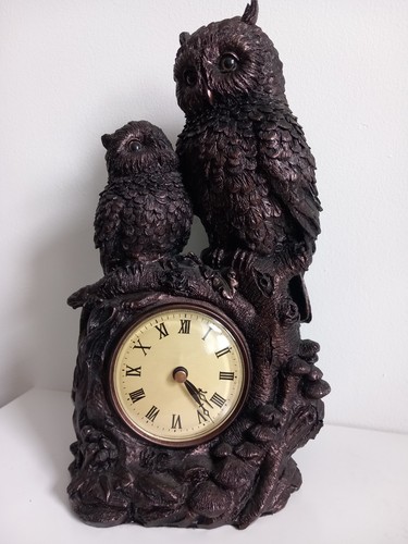 Bronze effect owl baby - owl,
