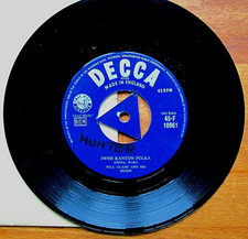 Will Glahe & His Musik (7" Vinyl) Swiss Kanton Polka-Decca-45-F 10961-UK- N/Mint