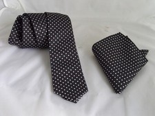 (020) Black With Silver Dots