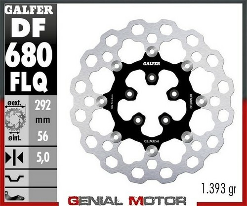 Galfer front brakedisc cubiq - galfer,