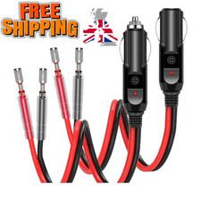 2Pcs 12 Volts 15A Male Car