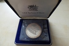 1969 Prince Charles Investiture 999 Silver Medal 110g Hallmarked 1968 Boxed COA.