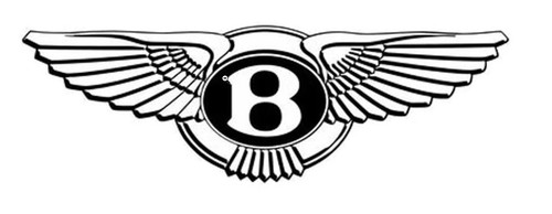 Bentley logo vinyl decal die - decal,