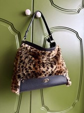 Dune London Leopard Faux Fur