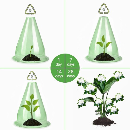 12pcs garden cloches - garden, plastic