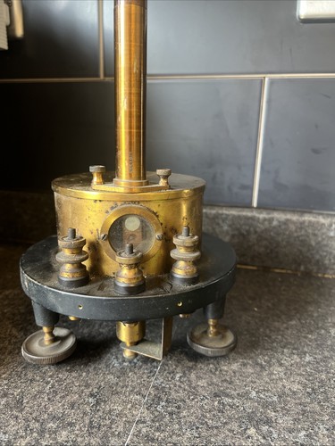 Antique brass mirror - antique,