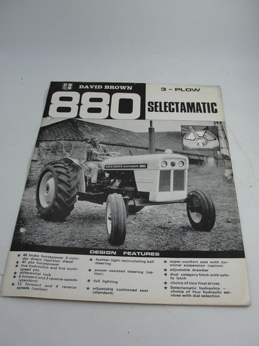 David brown 880 - david, 3-plow