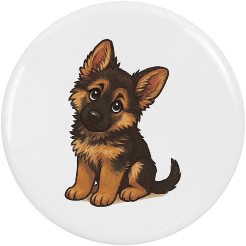 German shepherd puppy button - 'german,