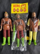 ASTRO APES 1970s Three x Planet of the Apes 8" Original figures Mint Condition