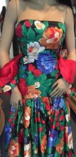 Carmen Miranda Satin Floral
