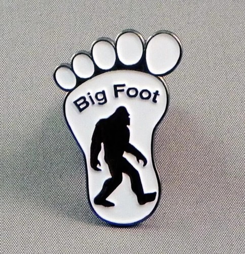Bigfoot enamel pin badge - bigfoot,