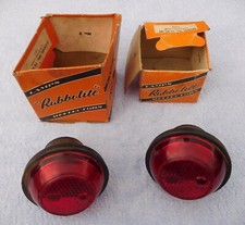 RUBBOLITE MODEL 17 NOS TAIL LIGHTS MILITARY SCAMMELL COMMERCIAL