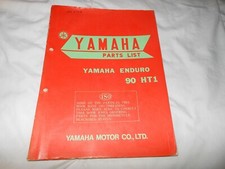 Yamaha OEM 90 HT1 &  HT1M Enduro Parts List Book + Index