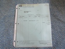 1966 SHELBY AMERICAN INVOICE