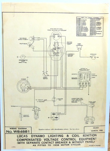 Original lucas motor cycle - lucas,