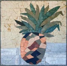 PINEAPPLE MOSAIC WALL ART-