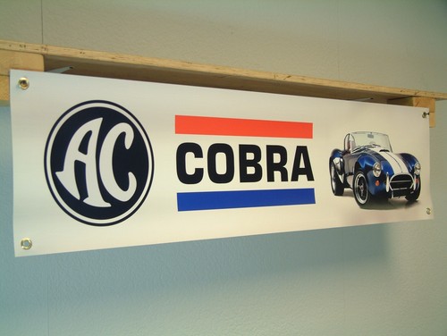 Cobra car banner workshop - ac,
