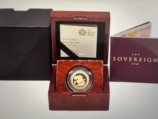 2017 Gold Proof Elizabeth 15.97g Double Piedfort Sovereign 200th Anniversary