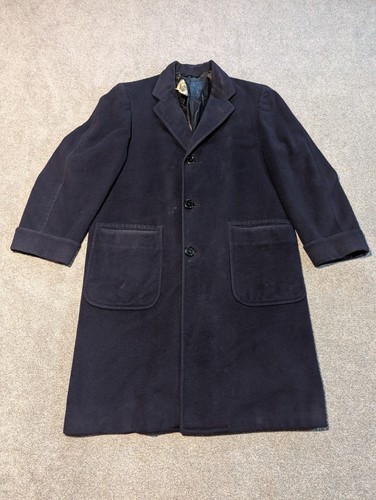 Crombie coat mens blue - crombie,
