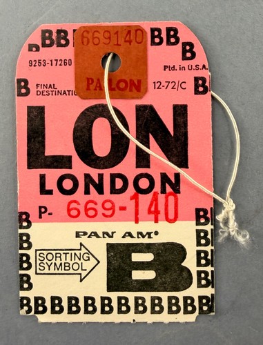Pan airline bag tag luggage - pan,