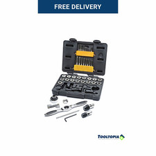 GEARWRENCH 40pc Tap and Die Set Cuts Bolts Engineers Kit GW3886