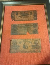 Three Early Framed Confederate
