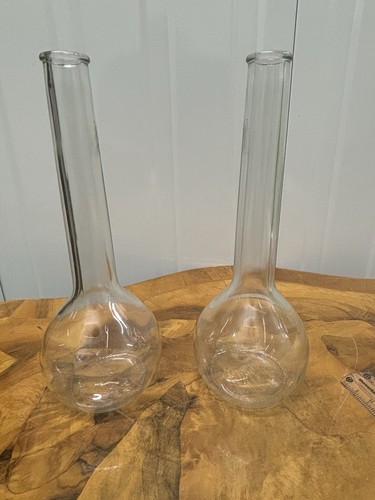 Pair glass vase - pair, decanters