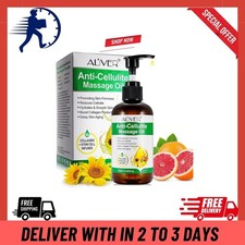 Anti Cellulite Massage Oil 250Ml, Natural Anticellulite Oil for Revitalised Skin