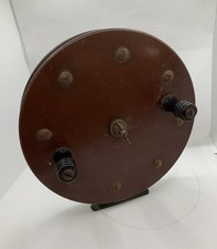 Vintage Bakelite Sea Fishing Reel Mid Century Large 20cm Collectible with Line