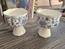 Minton Blue White Candle