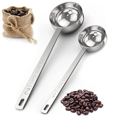 Stainless steel coffee scoop - stainless,