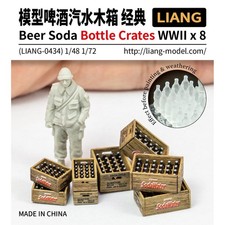 LIANG L0434 WW2 Soda/Beer Bottle Wooden Crates, 1/48 and 1/72