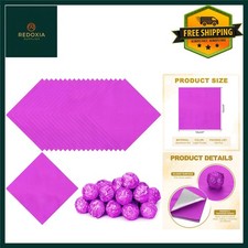 Rose Red Fine Grid Foil Candy