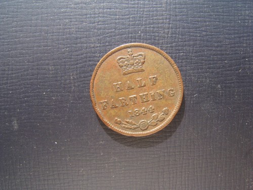 Victoria half farthing 1844 - victoria,